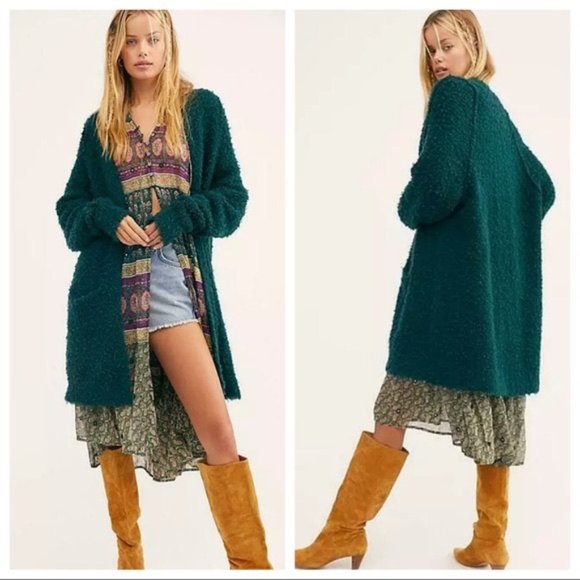 Free People Sweaters - Free People Once In a Lifetime Long Cardigan Med